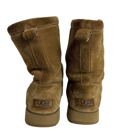 UGG -Women's Classic Short Waterproof Arctic Grip Winter Vibram Boots-Chestnut-7 - Picture 5 of 10